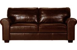 Heart of House Salisbury Large Leather Sofa - Tan